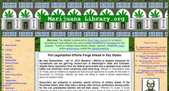 Desktop Screenshot of marijuanalibrary.org